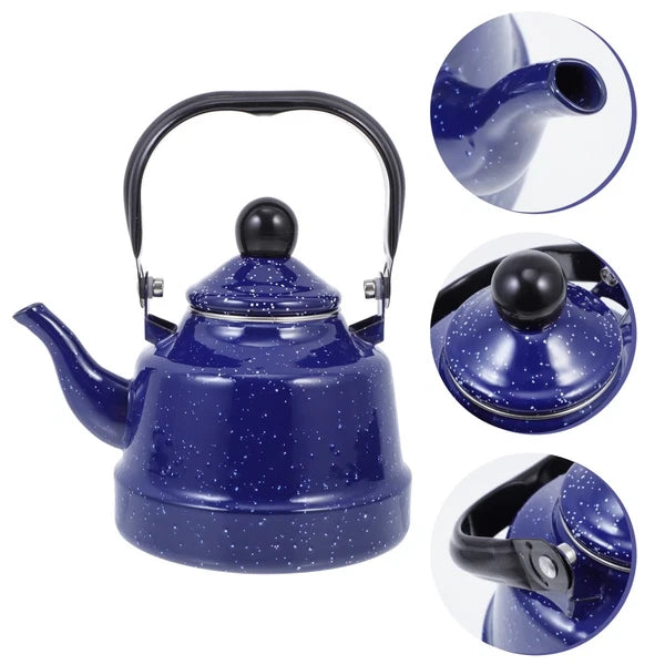 Cooking Kettle Stove Top Office Vintage Floral Pattern Teapot Water