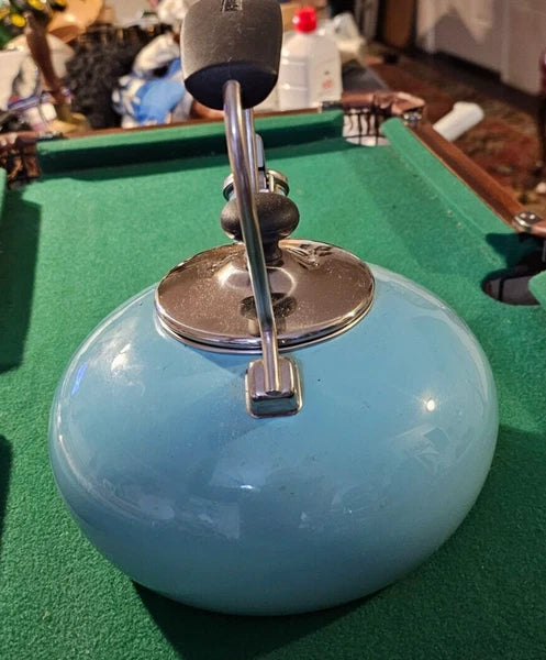 Chantal Tea Kettle Aqua Blue Baby Whistling