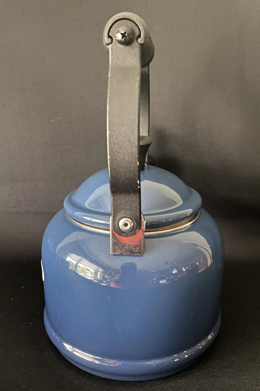 Le Creuset Blue Enamel On Metal Tea Kettle