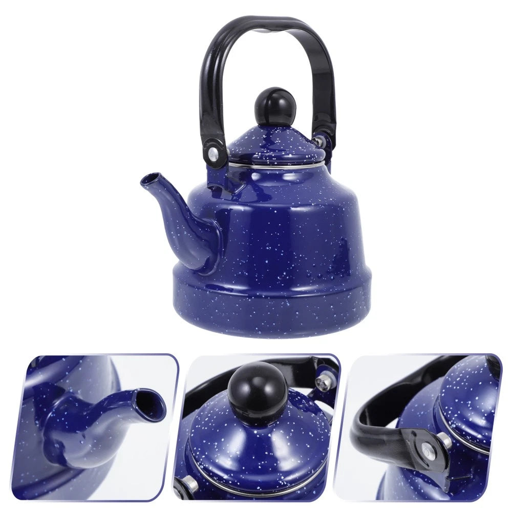 Kettle Tea Pots Stove Top Office Cold Water with Patterns Catering Teapot