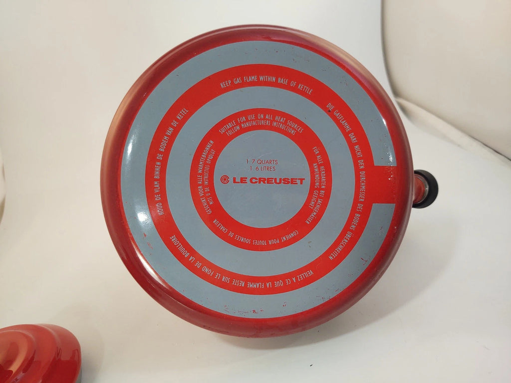 Le Creuset Cerise Red Metal/Enamel Kettle