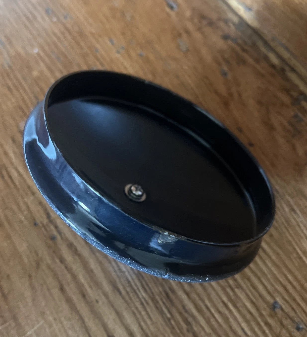 Copco Sam Lebowitz Speckled Enamelware Whistling Tea Kettle Modern Atomic