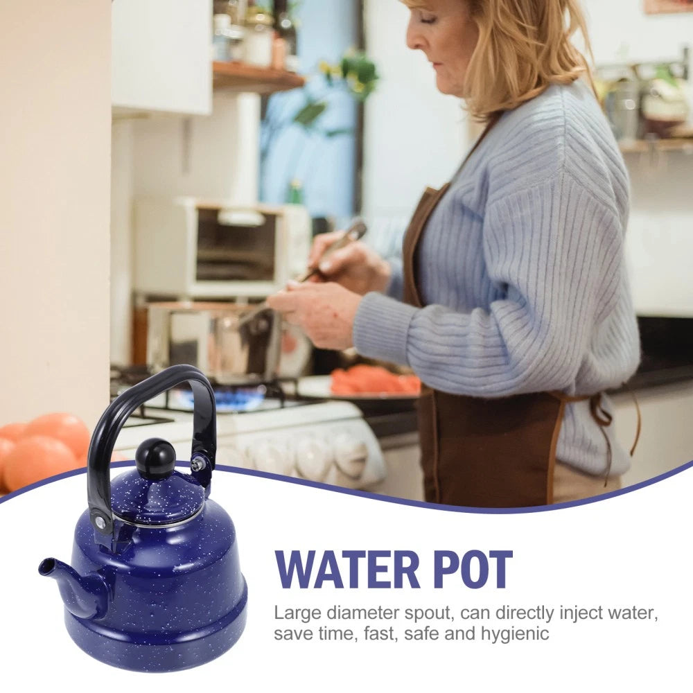 Kettle Tea Pots Stove Top Office Cold Water with Patterns Catering Teapot