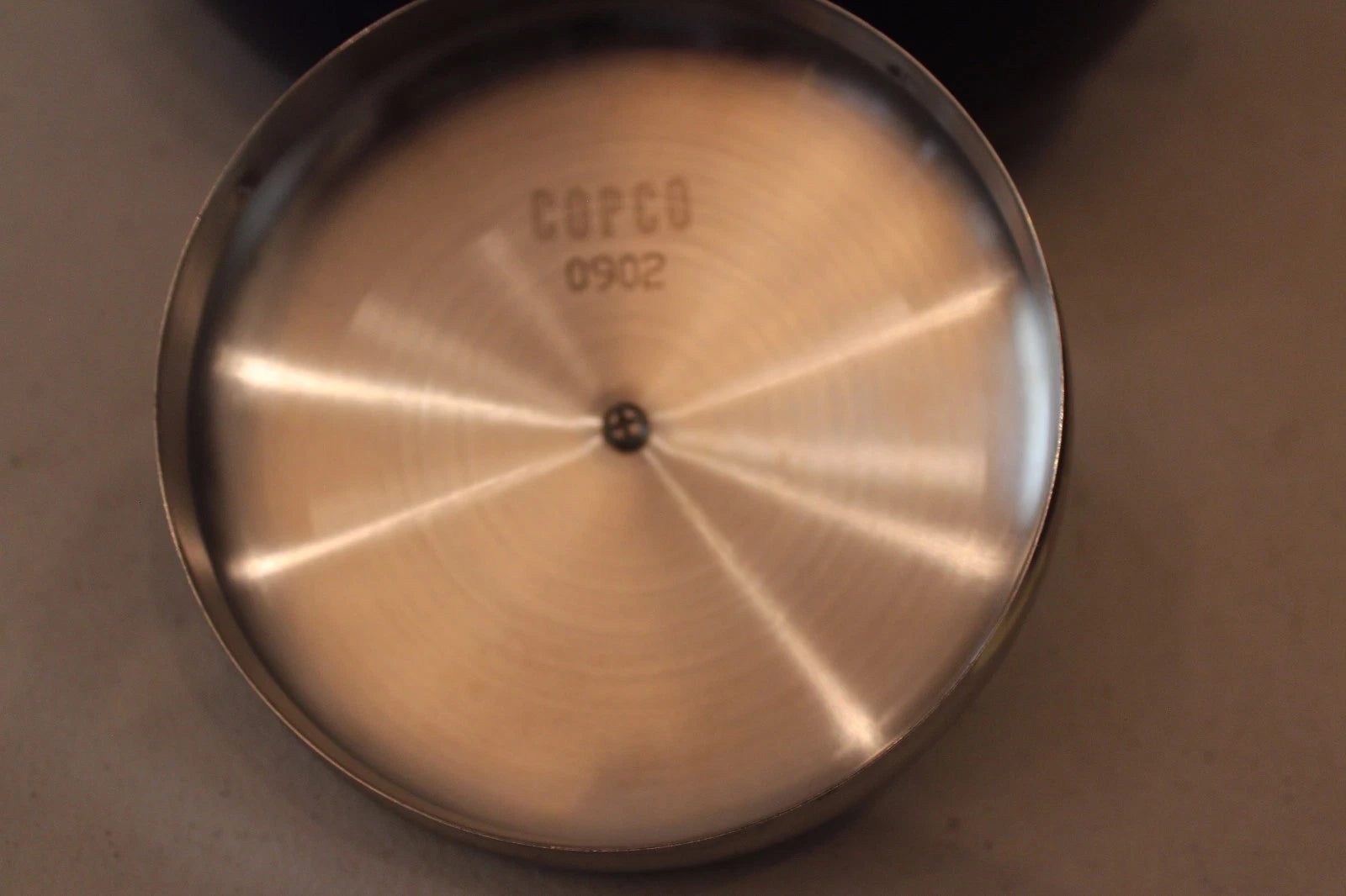 COPCO Blue Enamel Metal Whistling Teapot L#1544