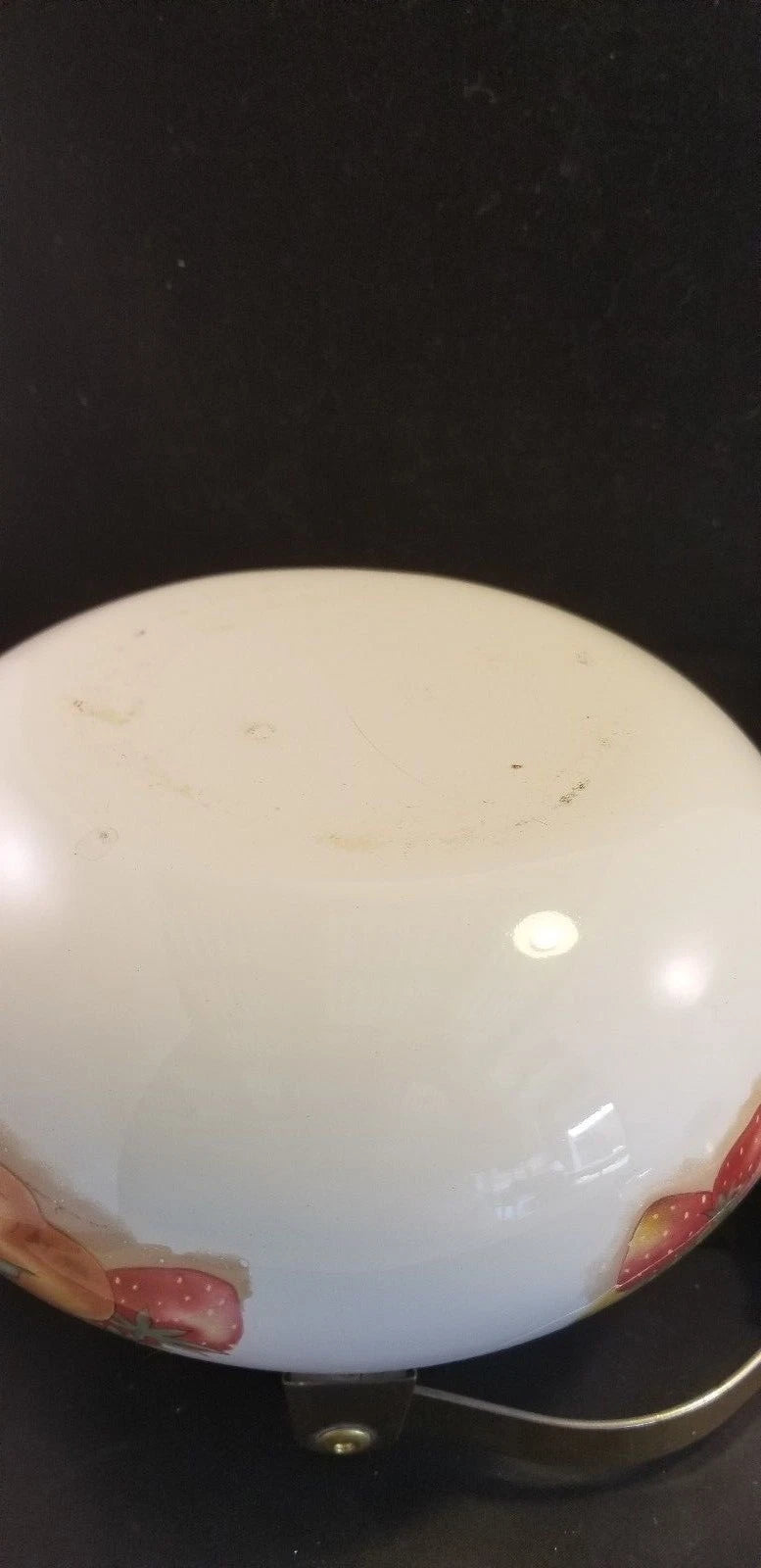 Enamel Tea Pot  fruit motif