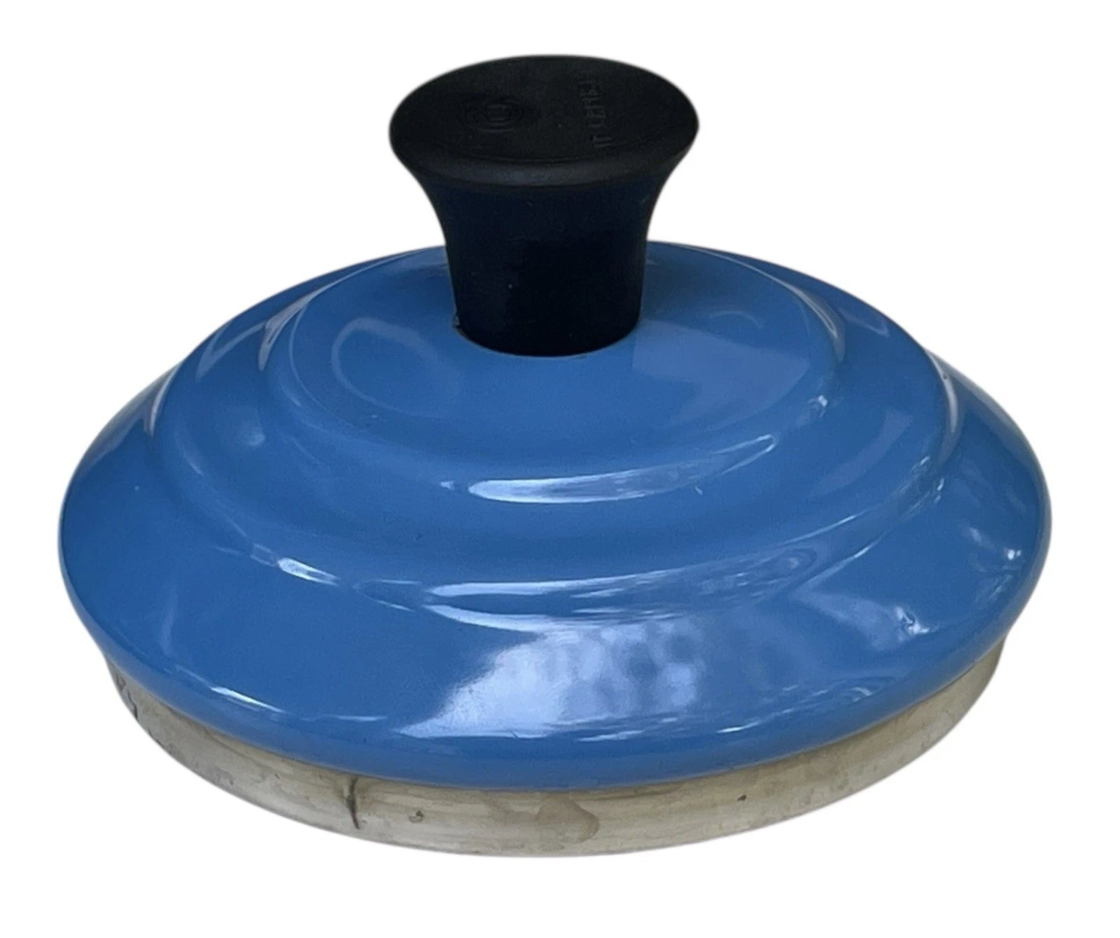 Le Creuset Classic Whistling 1.7 Quart Tea Kettle Enamel-on-Steel Lapis Blue EUC