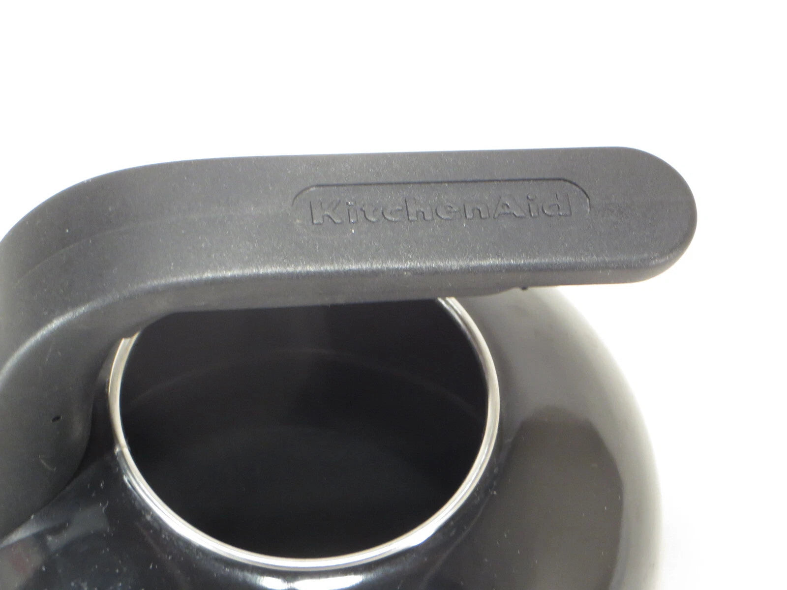 KitchenAid Enamel Black Whistling Tea Kettle