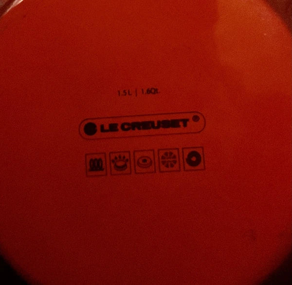 LE CREUSET  Red Kettle 1.6 qt Tea Pot Enamel Some Scuffs Please See Pictures