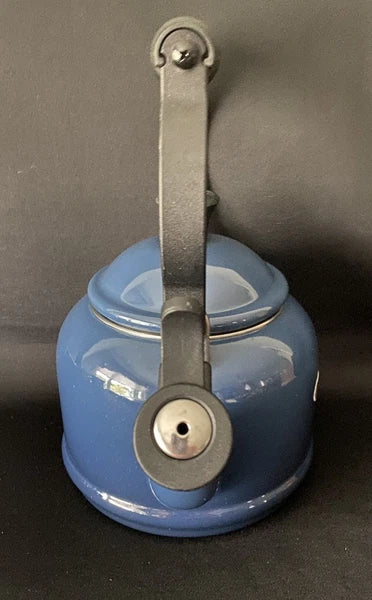 Le Creuset Blue Enamel On Metal Tea Kettle
