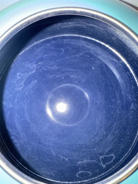 CHANTAL Whistling Tea KETTLE 2 Quart Turquoise Aqua Black On Silver