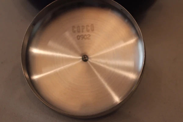 COPCO Blue Enamel Metal Whistling Teapot L#1544