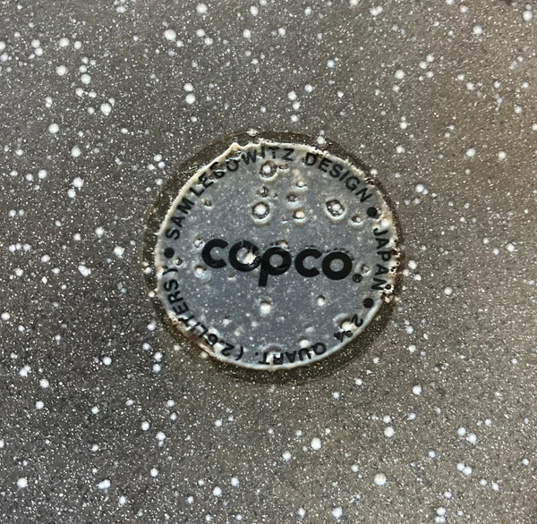 Copco Sam Lebowitz Speckled Enamelware Whistling Tea Kettle Modern Atomic