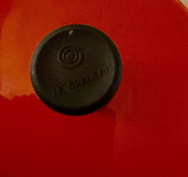 LE CREUSET  Red Kettle 1.6 qt Tea Pot Enamel Some Scuffs Please See Pictures