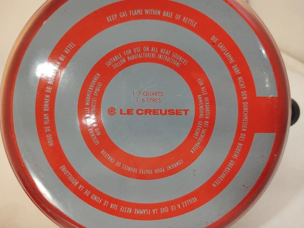 Le Creuset Cerise Red Metal/Enamel Kettle