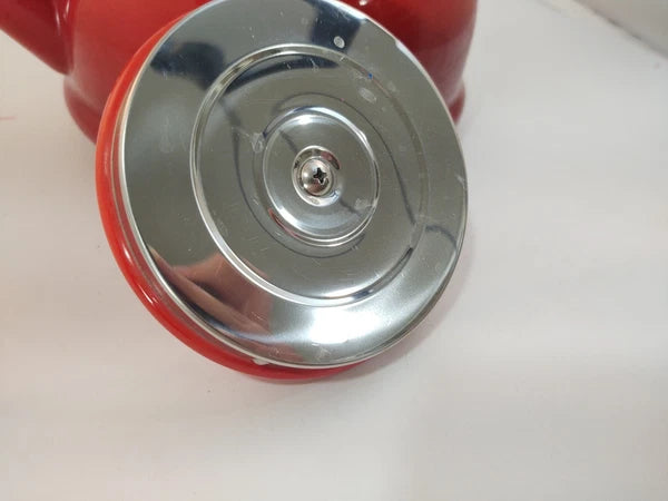 Le Creuset Cerise Red Metal/Enamel Kettle